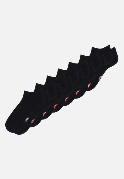 Lot de 7 chaussettes basses en coton - Chaussettes Noir