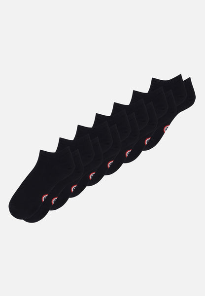 Lot de 7 socquettes en coton - Chaussettes Noir