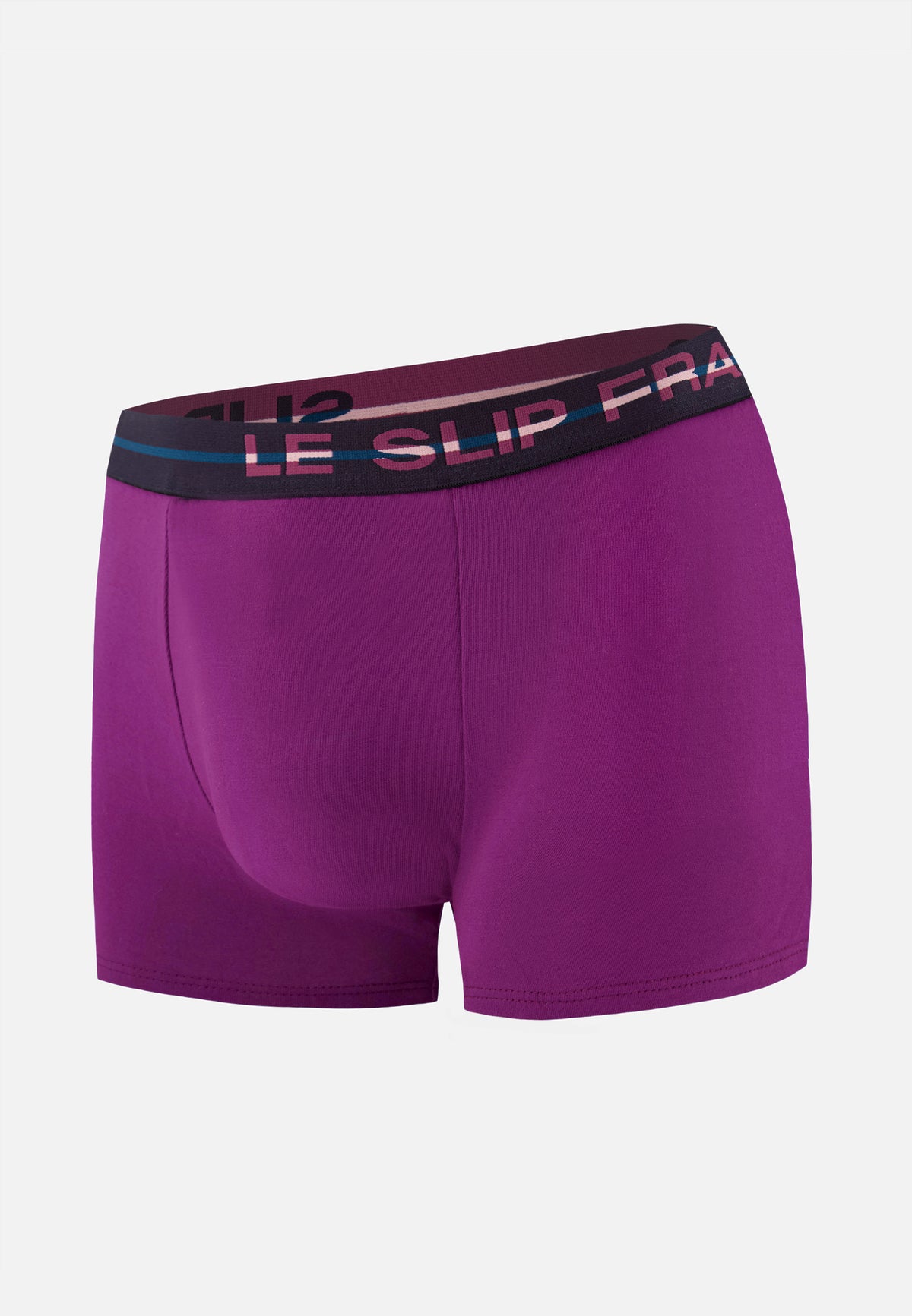 Boxer violet en coton - Redoutable Violet Profond