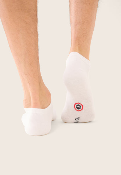 Lot de 7 socquettes en coton - Chaussettes Noir Blanc Acier