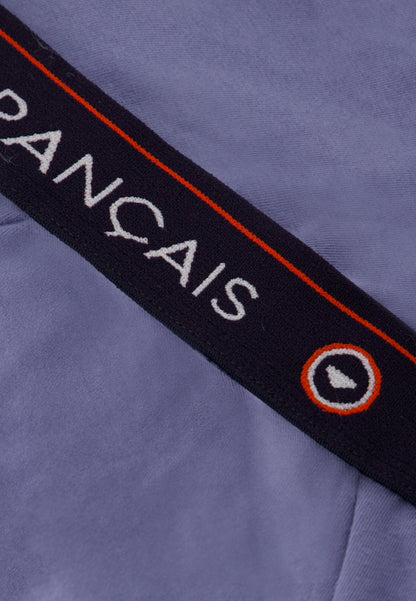 Lot de 4 slips en coton - Slips Noir Bleu Marine Bleu Gris Chiné