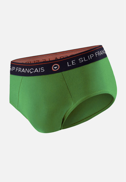 Slip vert menthe en coton - Intrépide Mint Green