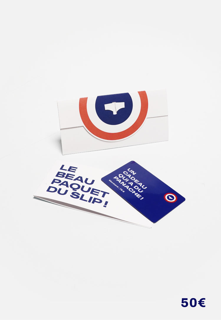 Carte Cadeau - Carte cadeau 50,00 - Le Slip Français - 1