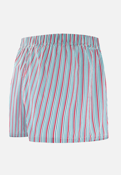 Pink striped cotton mattress boxer shorts - Jacques Striped Mattress Pink Cherry