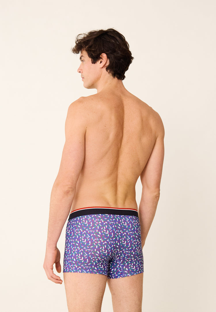 Duo Pack Boxer Marius Gavotte Purple Redoutable Emeraude - Le Slip Français - 4