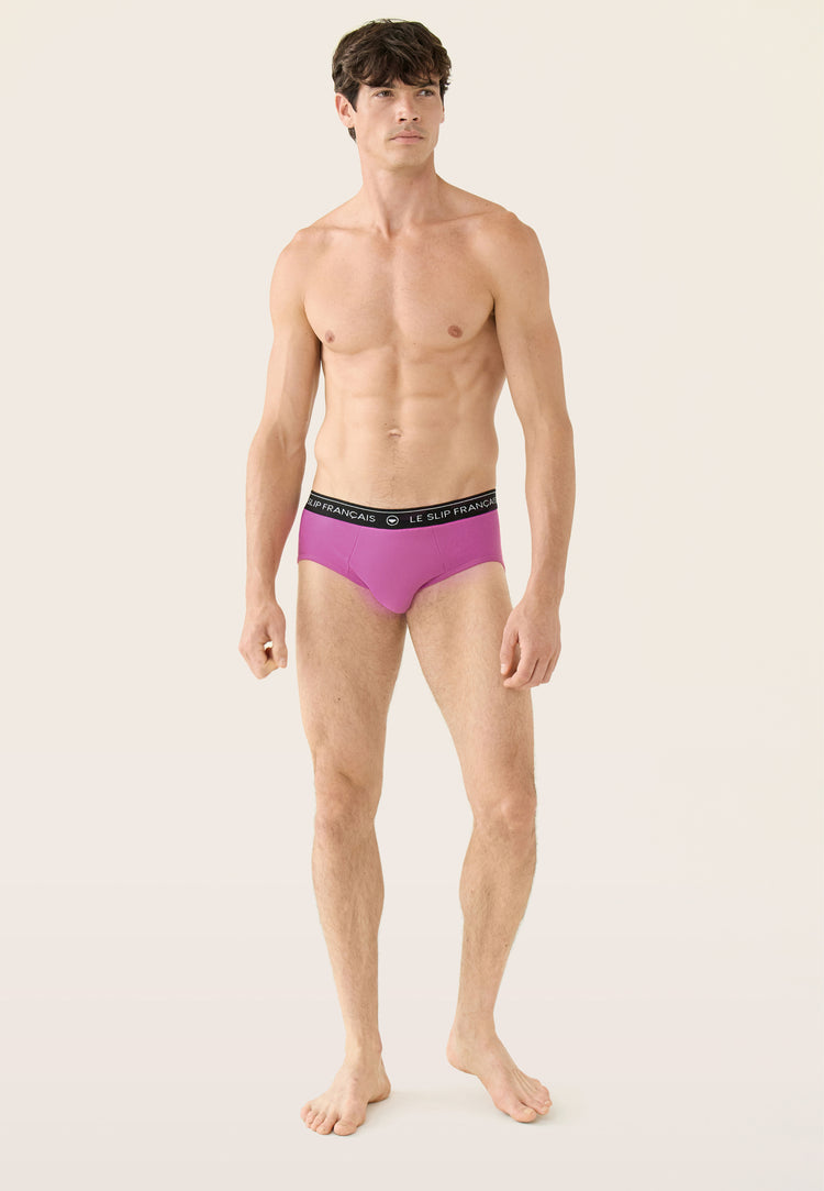Slip fuchsia en coton - Intrepide Fuchsia - Le Slip Français - 6