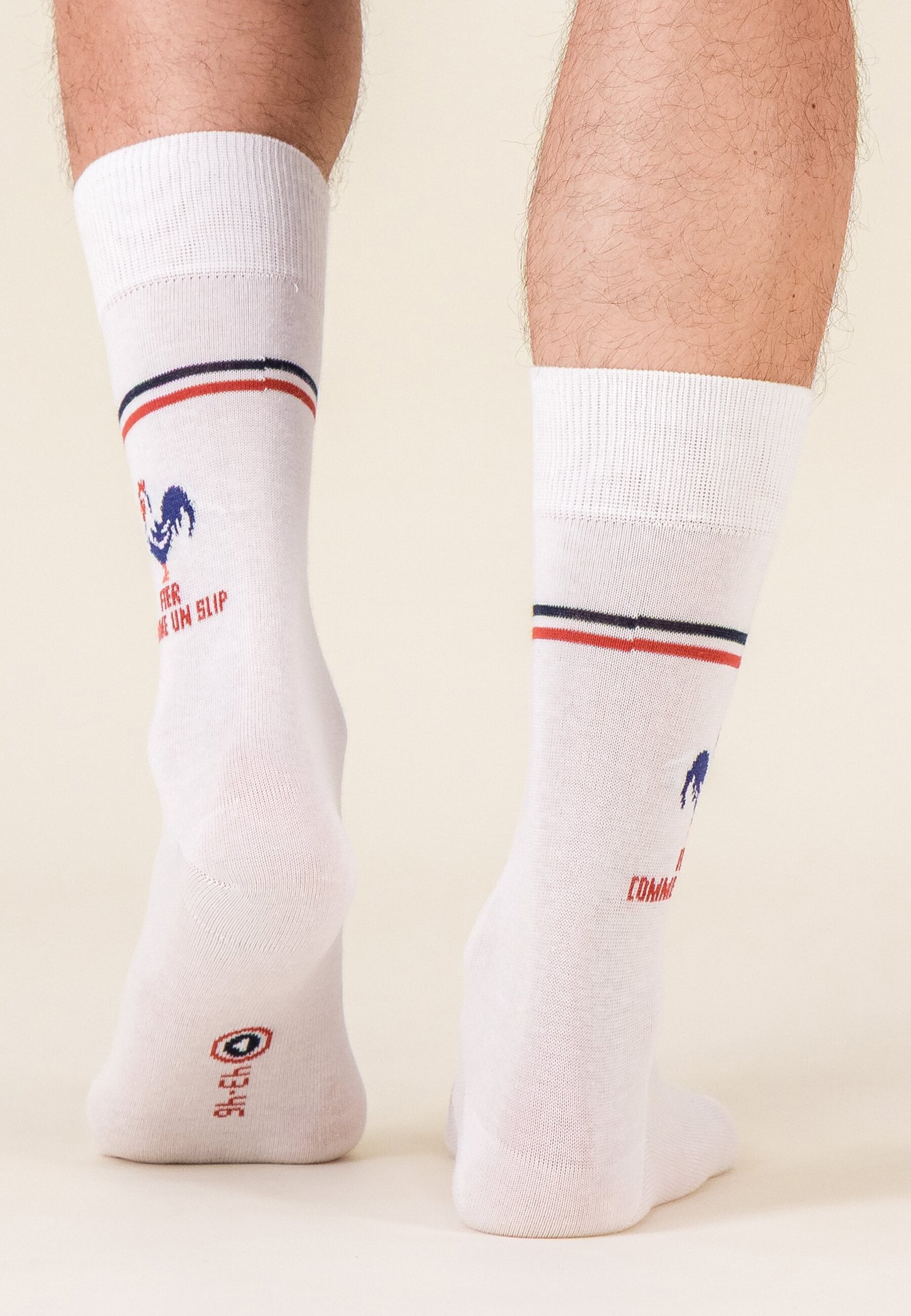 Lot de 2 chaussettes en coton - Chaussettes Fier Comme Un Slip Marine