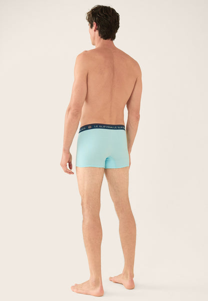 Boxer vert en coton - Redoutable Vert D'Eau