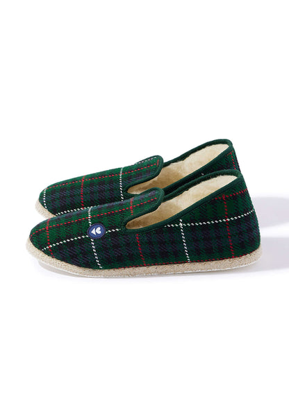 Charentaises Green Tartan