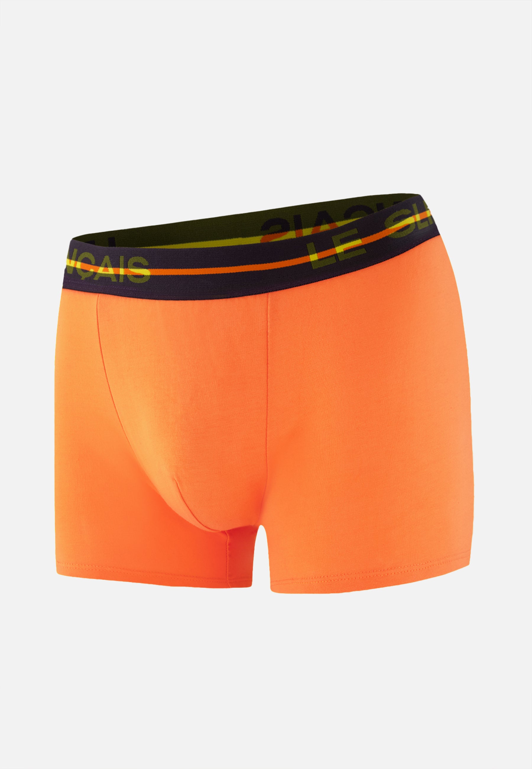 Orange cotton boxer shorts - Redoutable Pure Orange