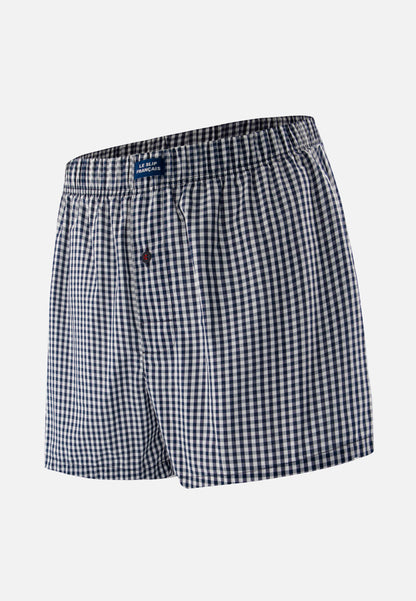 Cotton boxer shorts - Jacques Vichy Marine