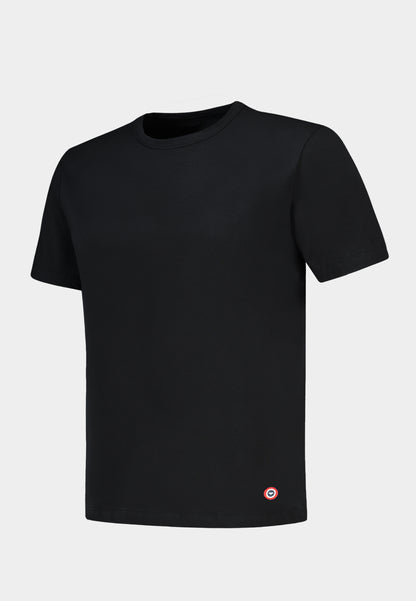 T-shirt homme noir à manches courtes en coton - Formidable Noir