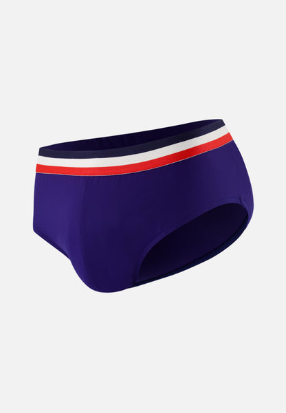 Slip de bain homme bleu - Tempête Indigo