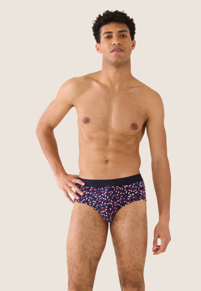 Slip en coton - Terrible Gavotte Marine Indigo