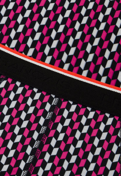 Fuchsia dart print cotton briefs - Terrible Flechette Fuchsia