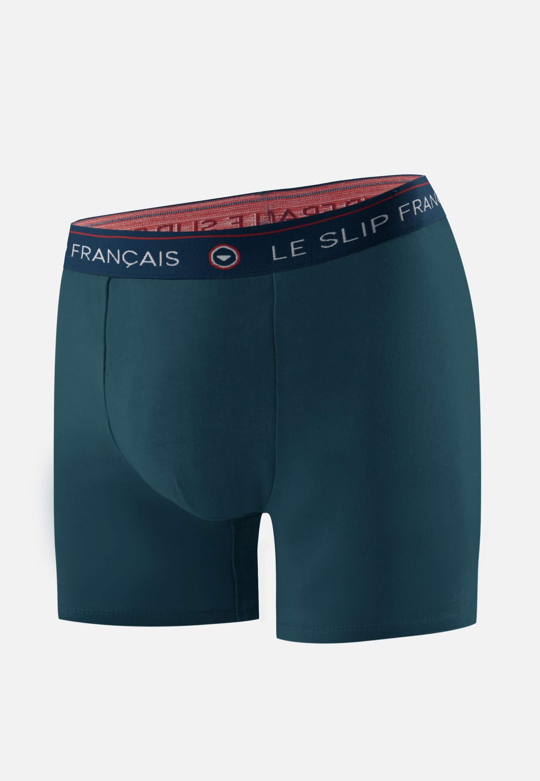 Boxer long bleu en coton - Redoutable Long Bleu Canard