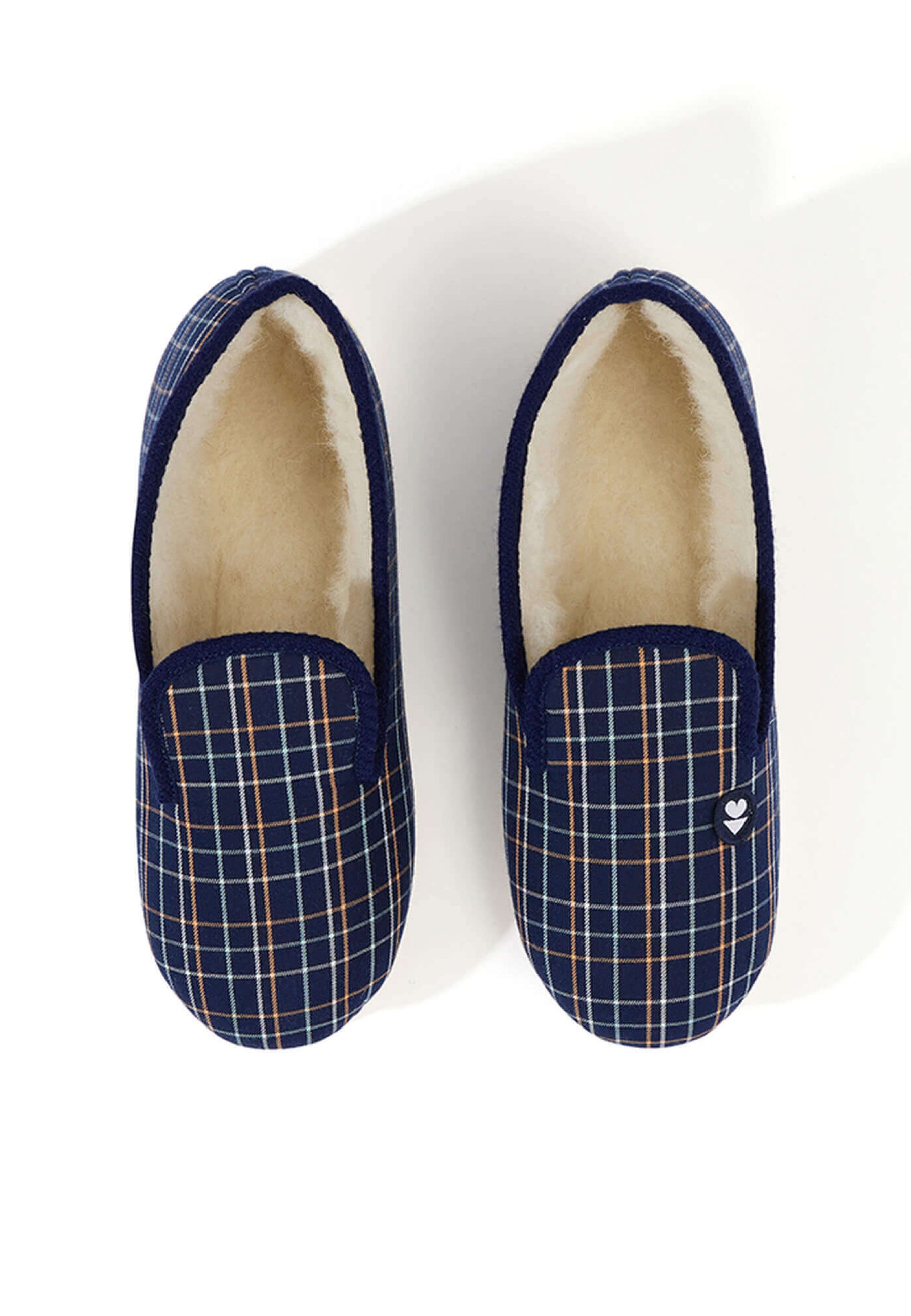 Chaussons d'intérieur en laine - Pantoufles Tomette