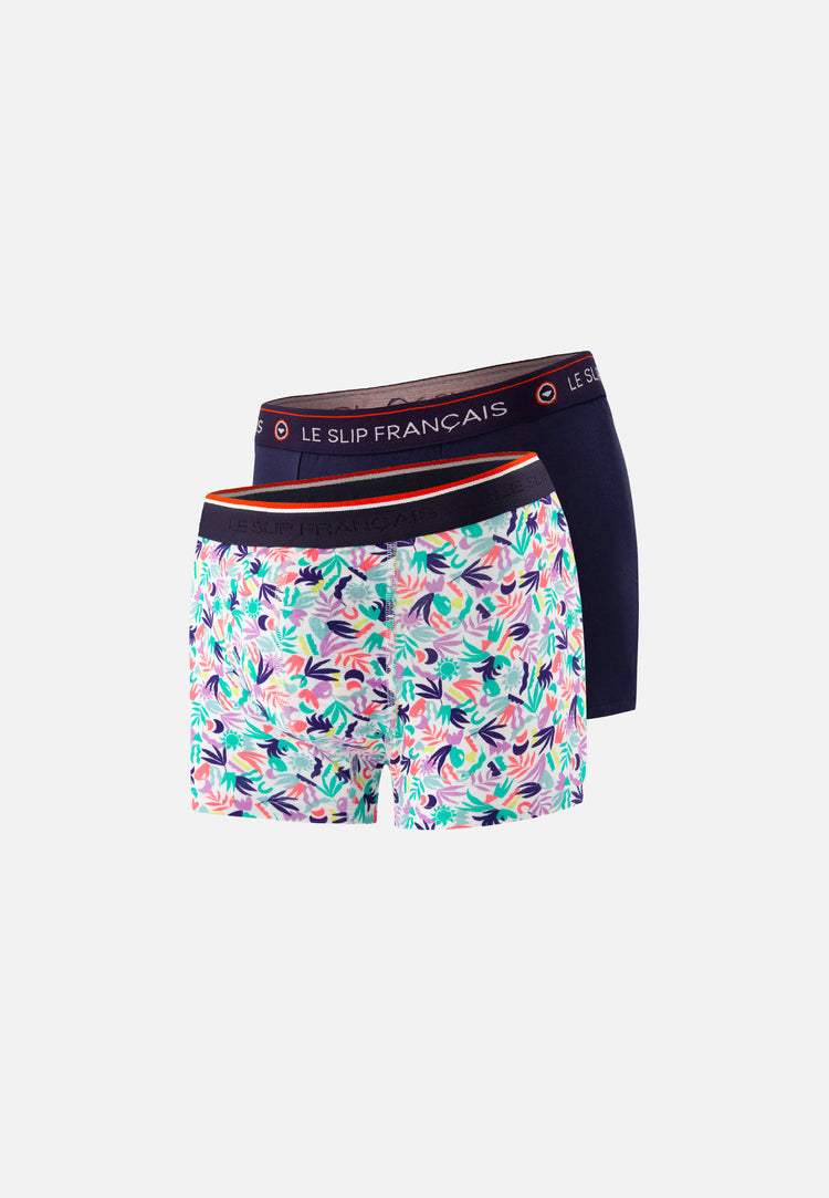 Marius Little Jungle Redoutable Marine Duo Pack - Le Slip Français - 1