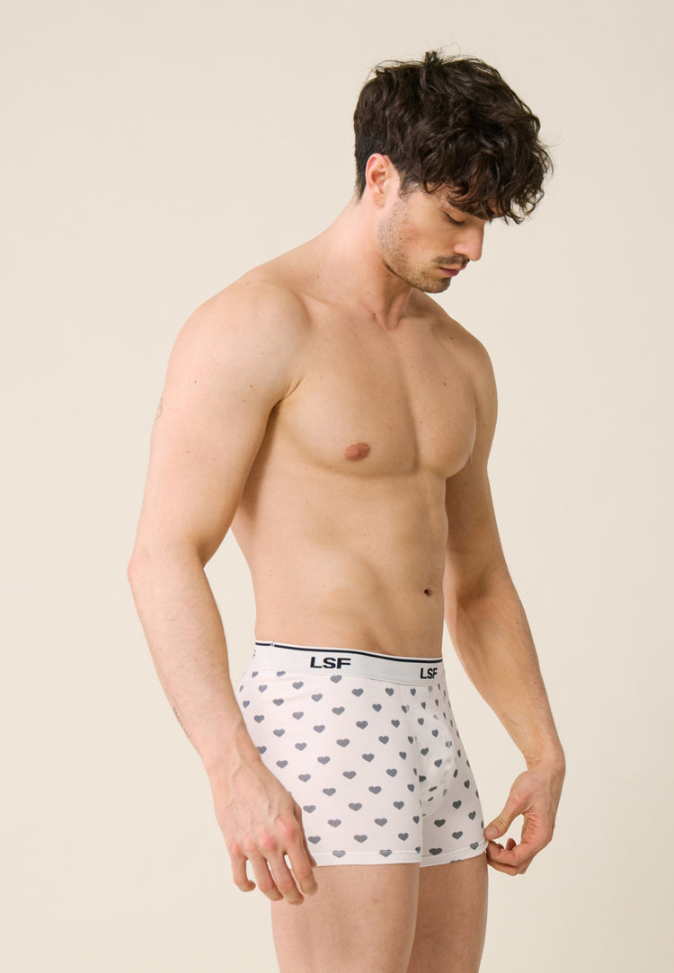 Marius Boxer Duo Pack Red Heart Navy Heart - Le Slip Français - 2