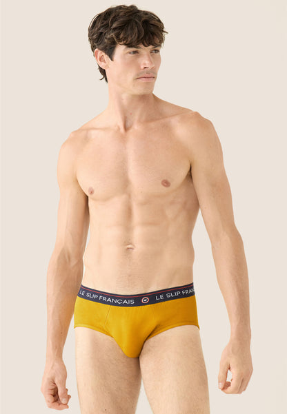 Slip moutarde en coton - Intrepide Moutarde