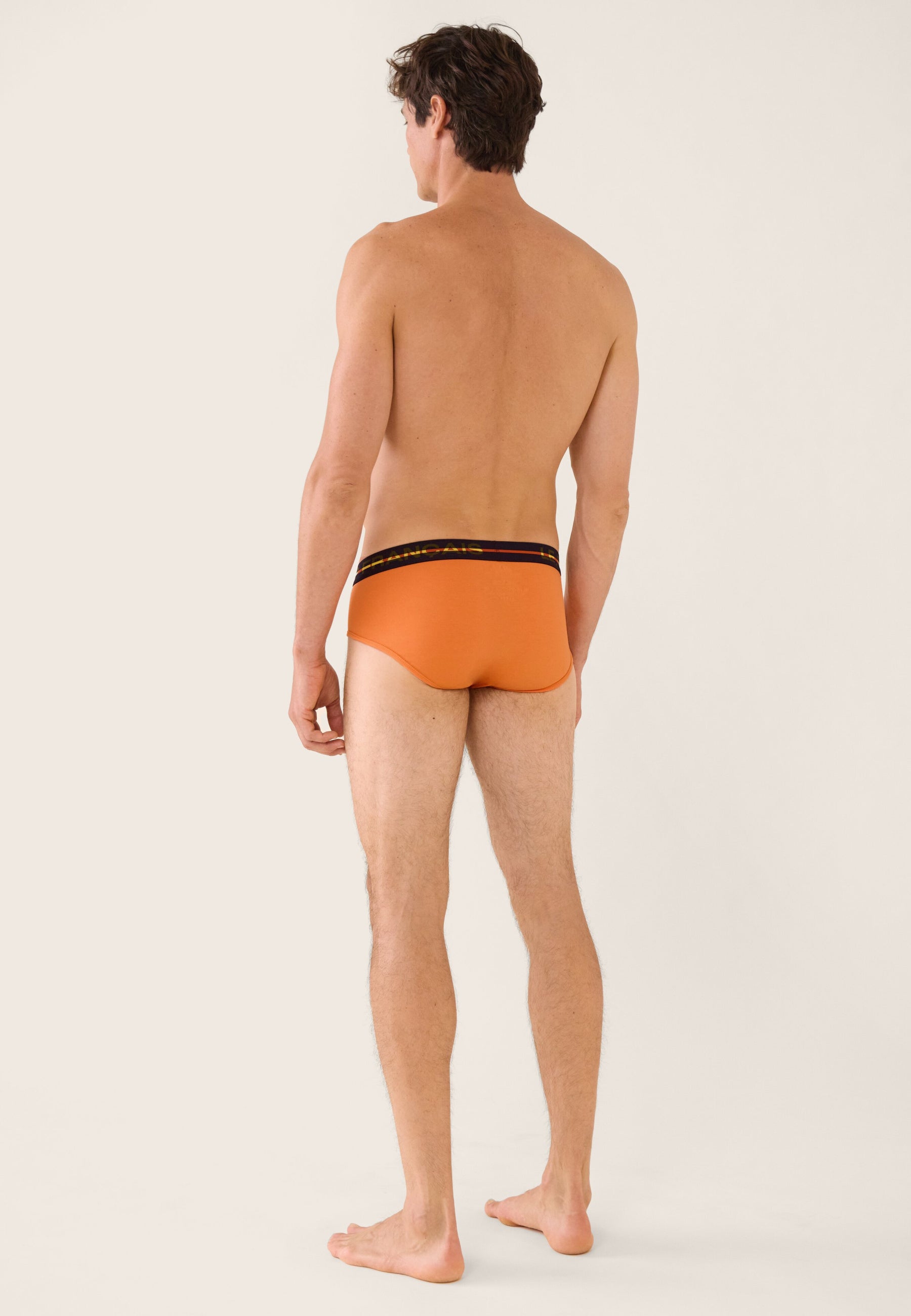 Slip orange en coton - Intrépide Orange Pur