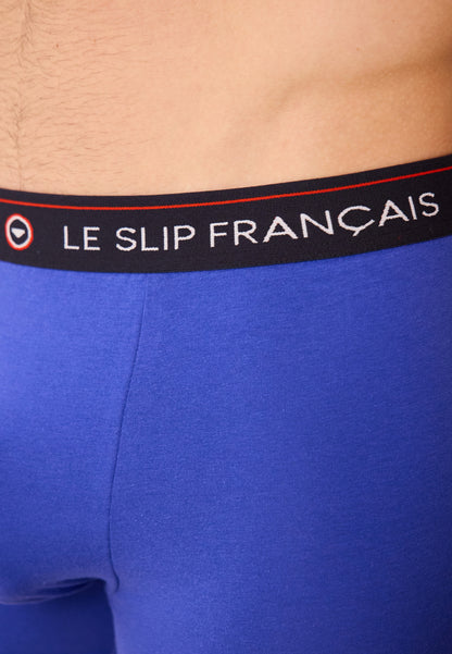 Cotton Boxer Briefs - Redoutable Dazzling Blue
