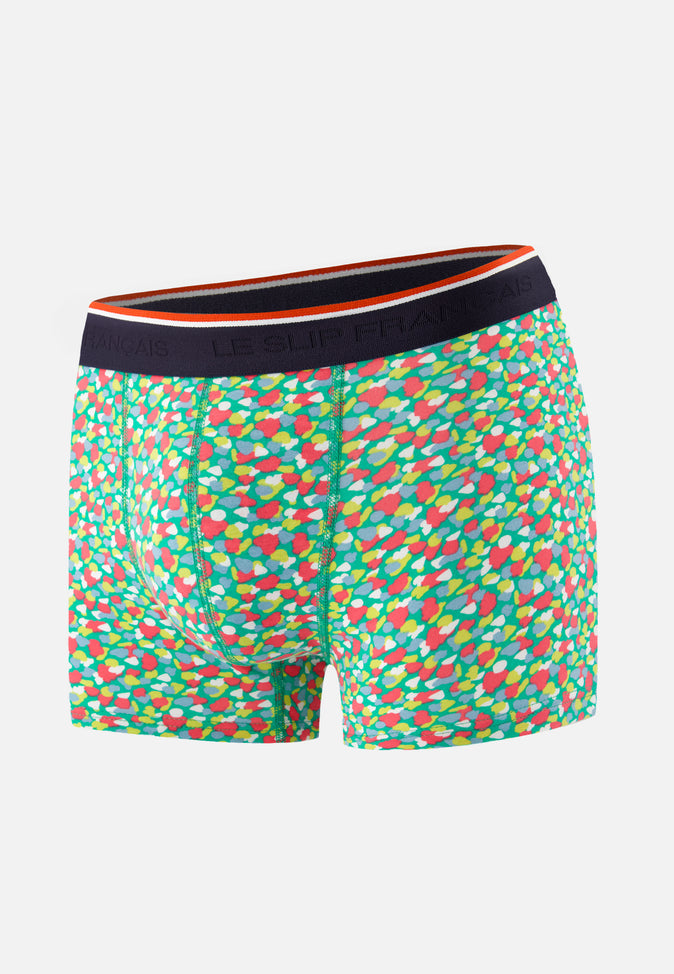le slip français Boxer en coton Marius Cami Mint