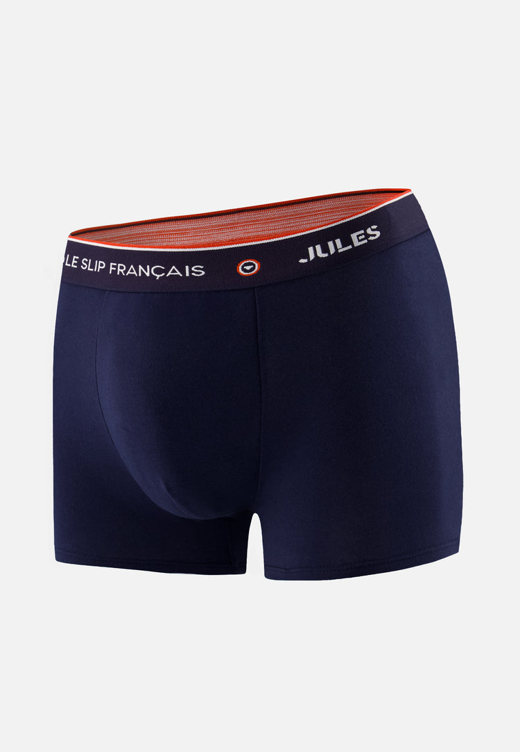 Boxer en coton - Fabrice Marine LSF x Jules - Le Slip Français - 1