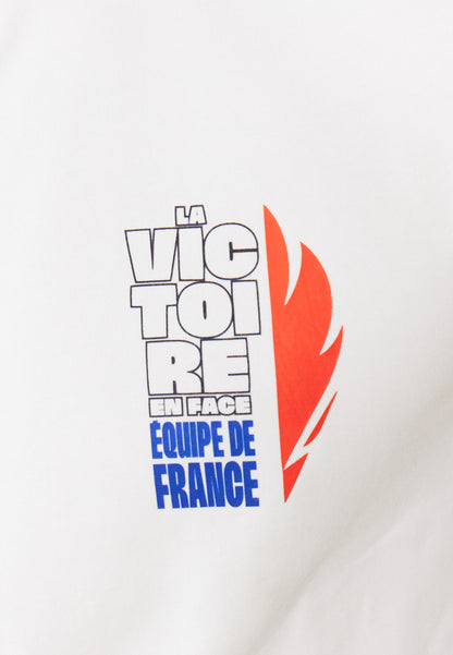 Ensemble pyjama t-shirt et short en coton - Ensemble Pyjama Equipe de France Blanc Indigo