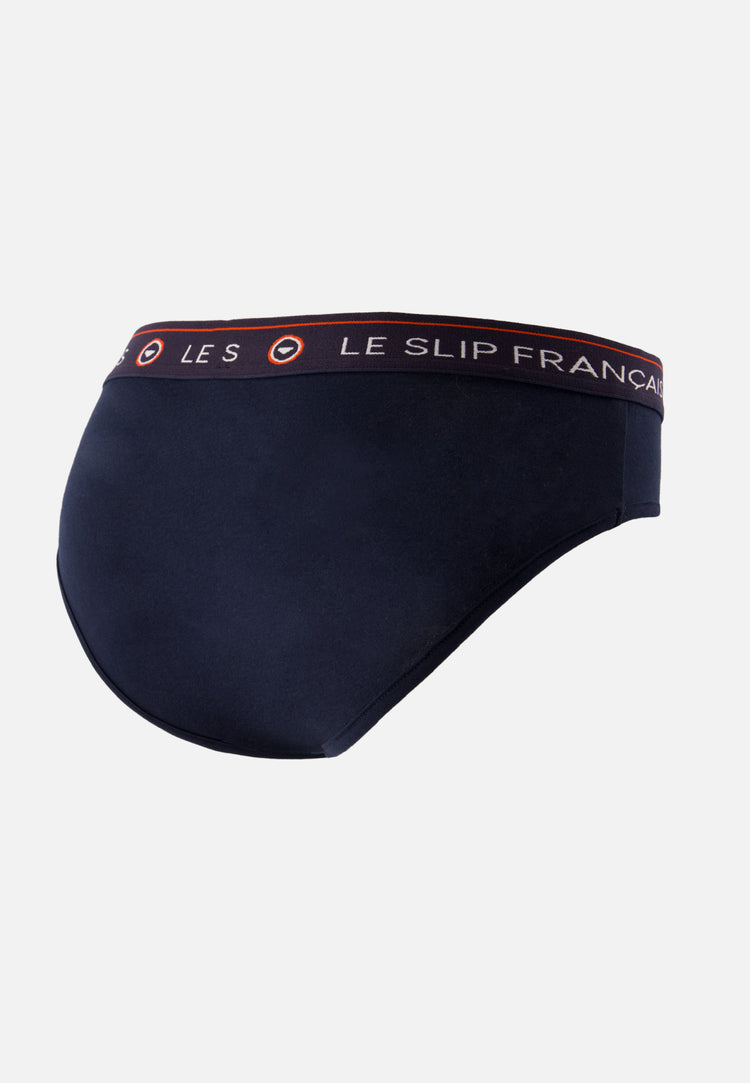 Culotte en coton - Rieuse Marine Brodé Cœur Maman - Le Slip Français - 5