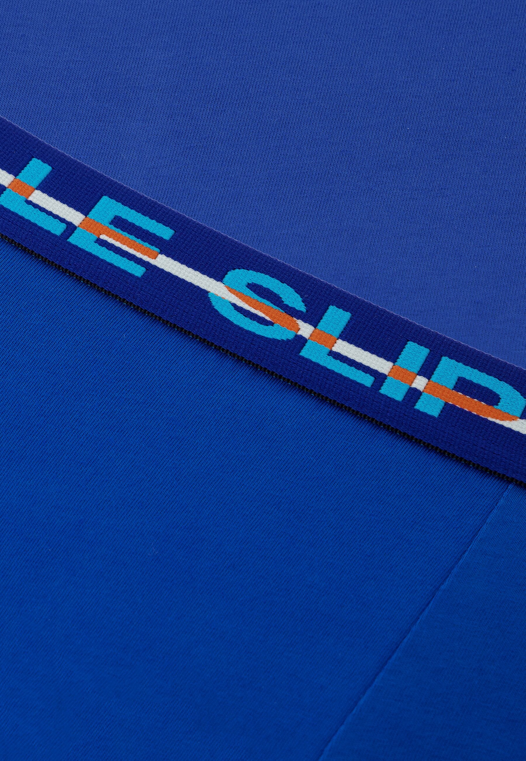Boxer long bleu en coton - Redoutable Long Bleu Nautique