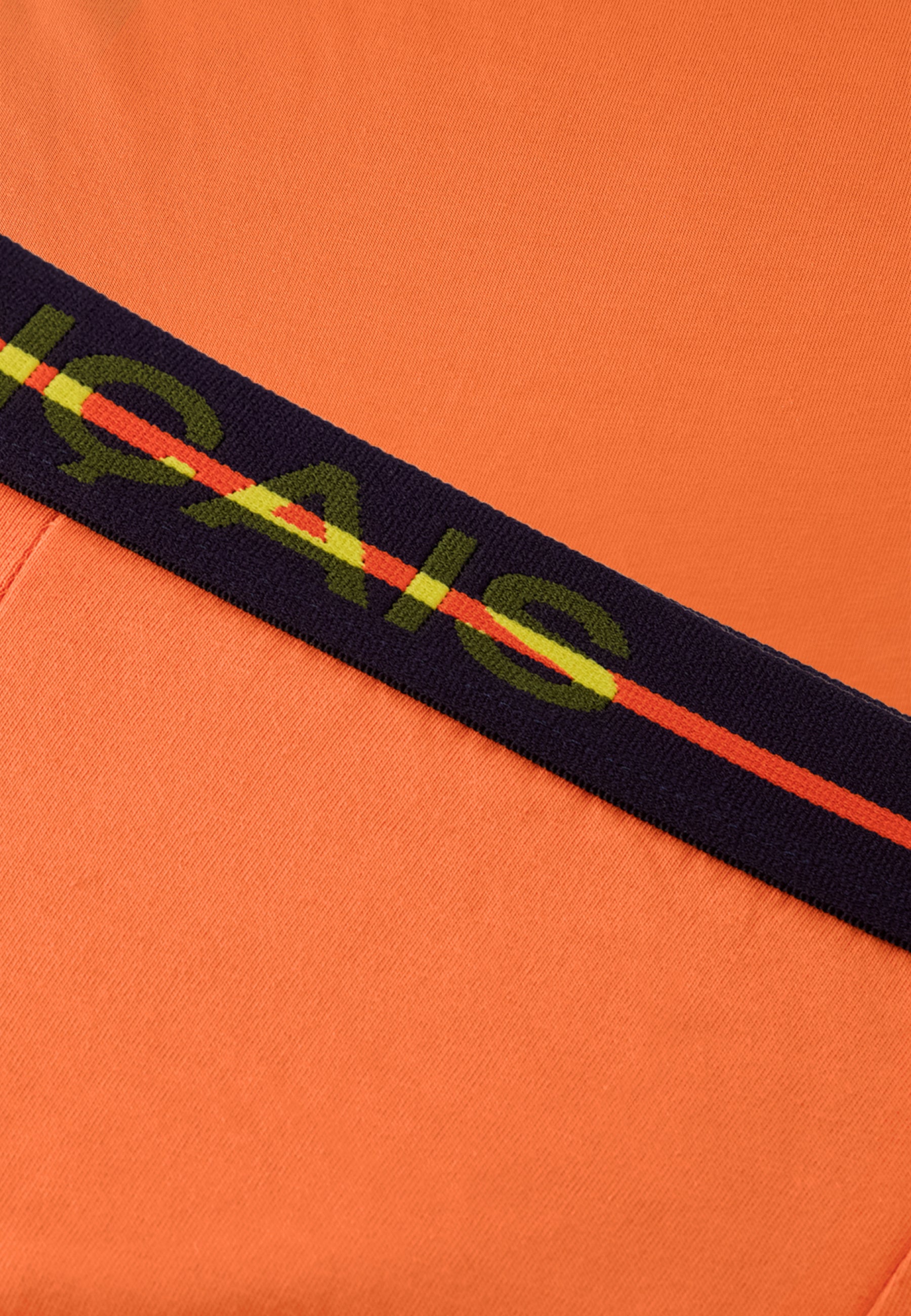 Orange cotton boxer shorts - Redoutable Pure Orange