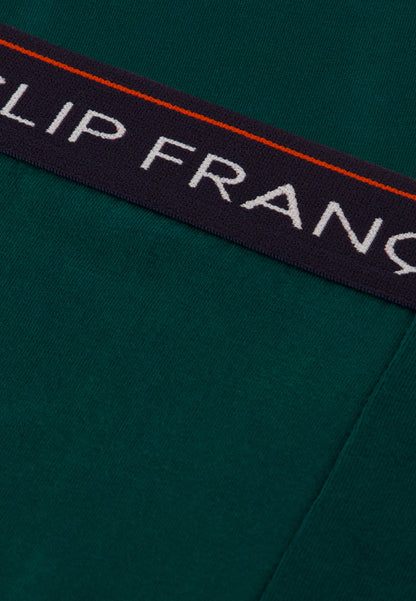 Boxer long vert en coton - Redoutable Long Vert Sapin