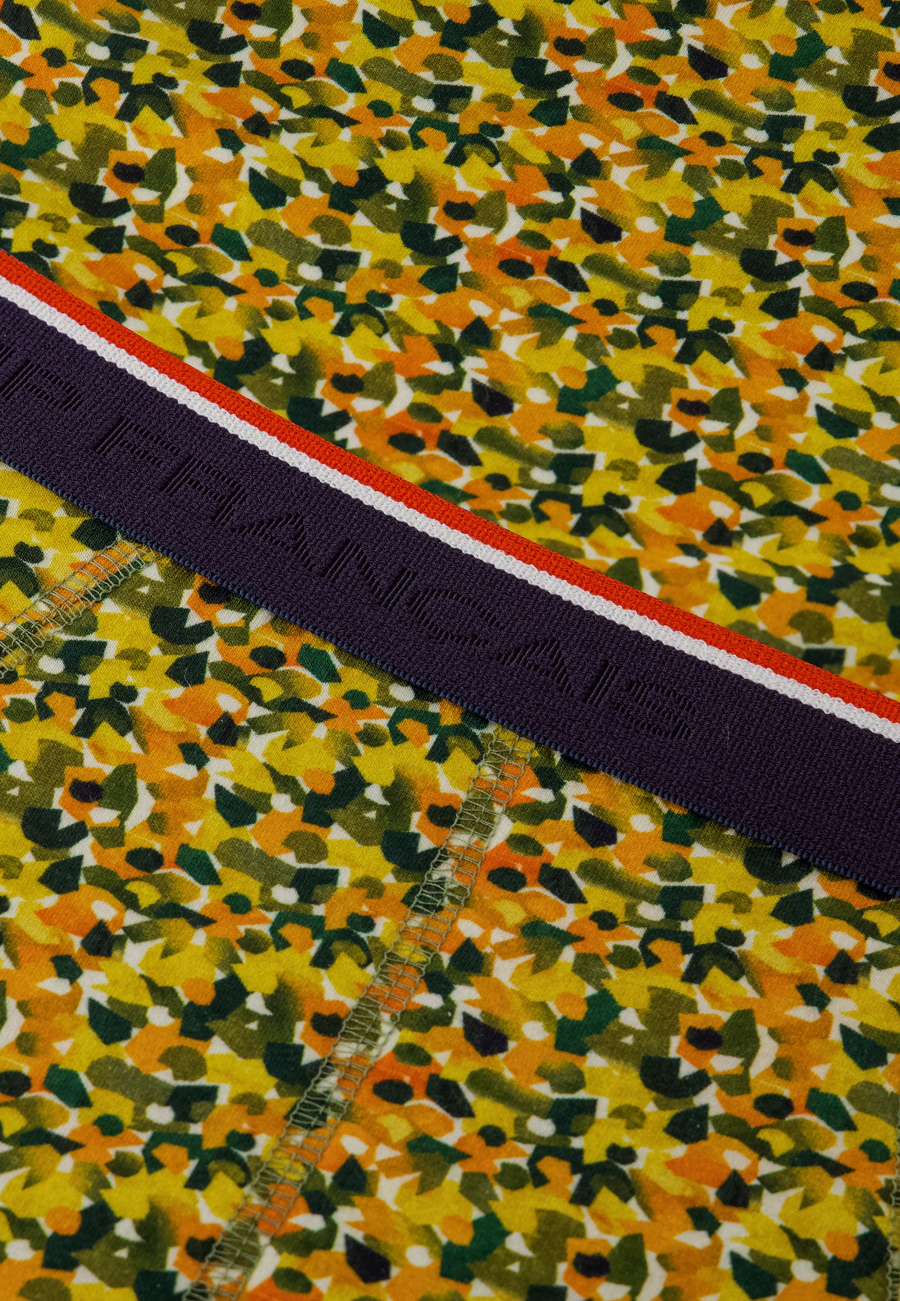 Yellow confetti-pattern cotton briefs - Terrible Yellow Confetti