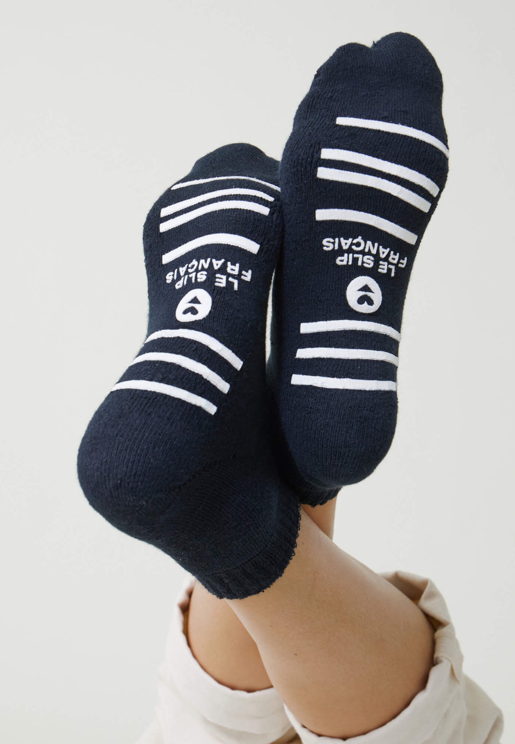 Short socks with non-slip soles - Chaussonou Marine