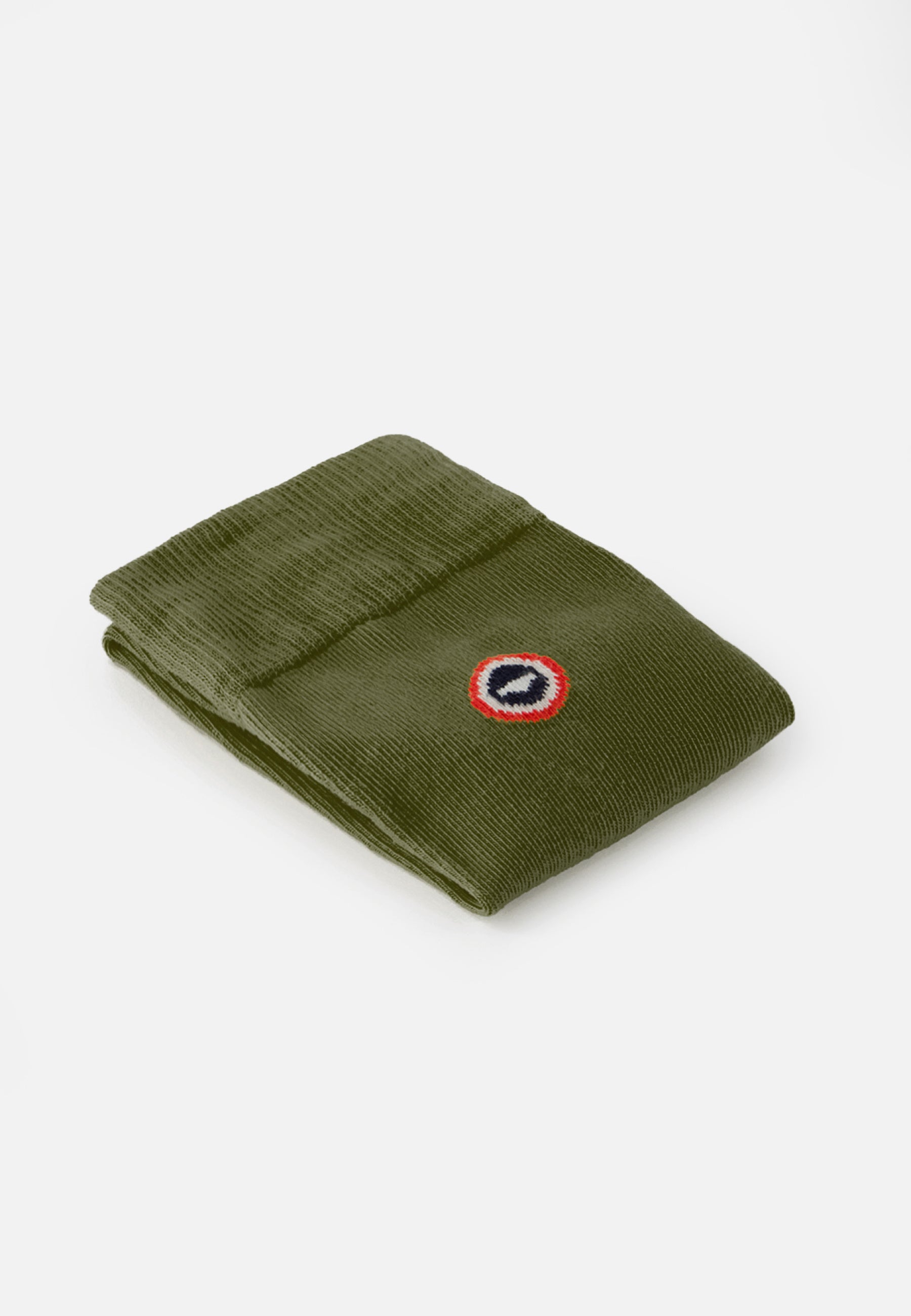 Chaussettes mi-hautes unies vert - Robuste Kaki Veronese