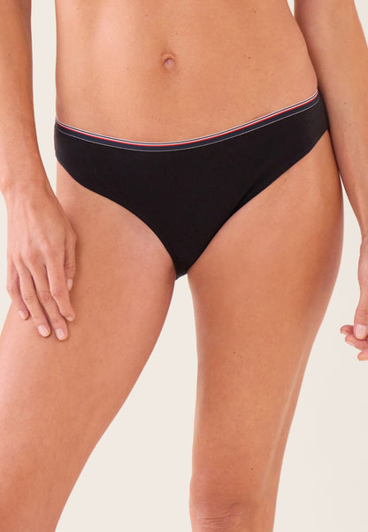 Culotte noire en coton - Lucette Noir