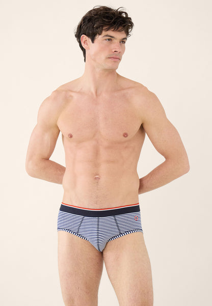 Lot de 5 slips en coton - Slips Nuances de bleu