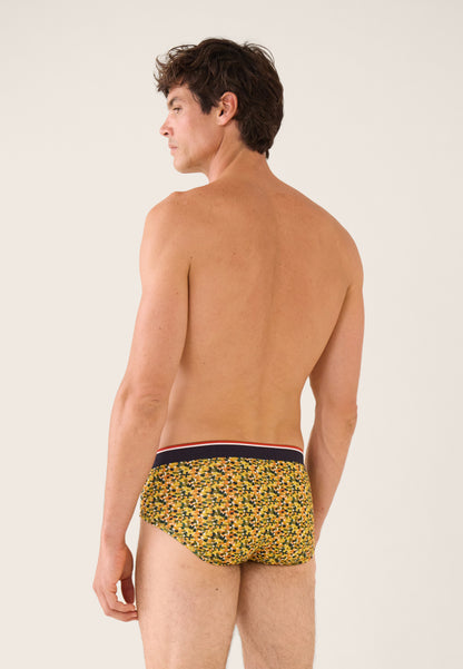 Slip jaune à motif confetti en coton - Terrible Confetti Jaune