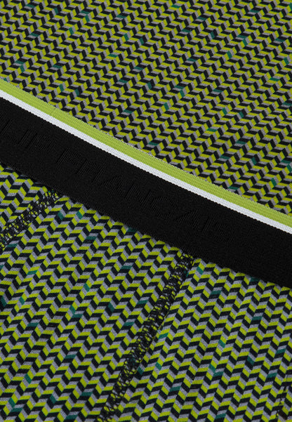 Slip à motif chevron jaune anis en coton - Terrible Chevron Jaune Anis