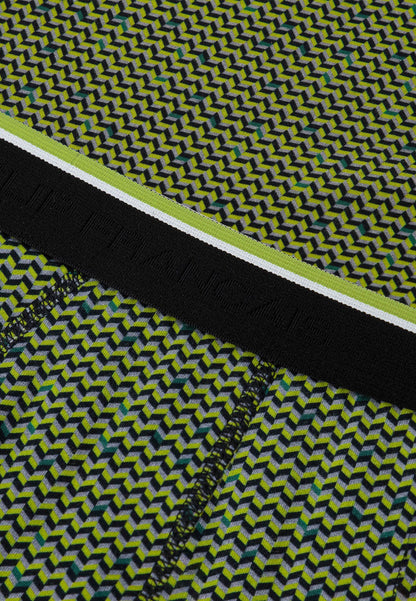 Slip à motif chevron jaune anis en coton - Terrible Chevron Jaune Anis