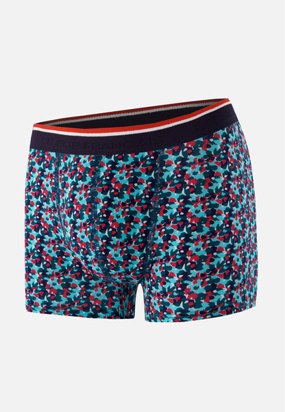 Boxer vert à motif confetti en coton - Marius Confetti Vert D'Eau