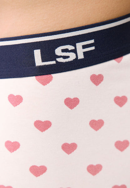 Boxer à coeur rouge en coton - Marius Petit Coeur Rouge Cerise