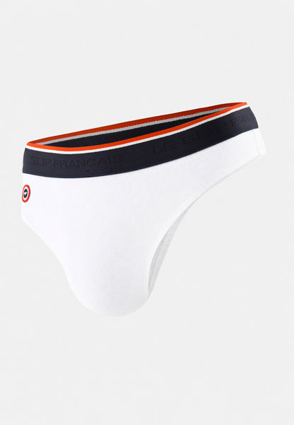 String blanc en coton - Loïc Blanc