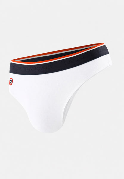 String blanc en coton - Loïc Blanc