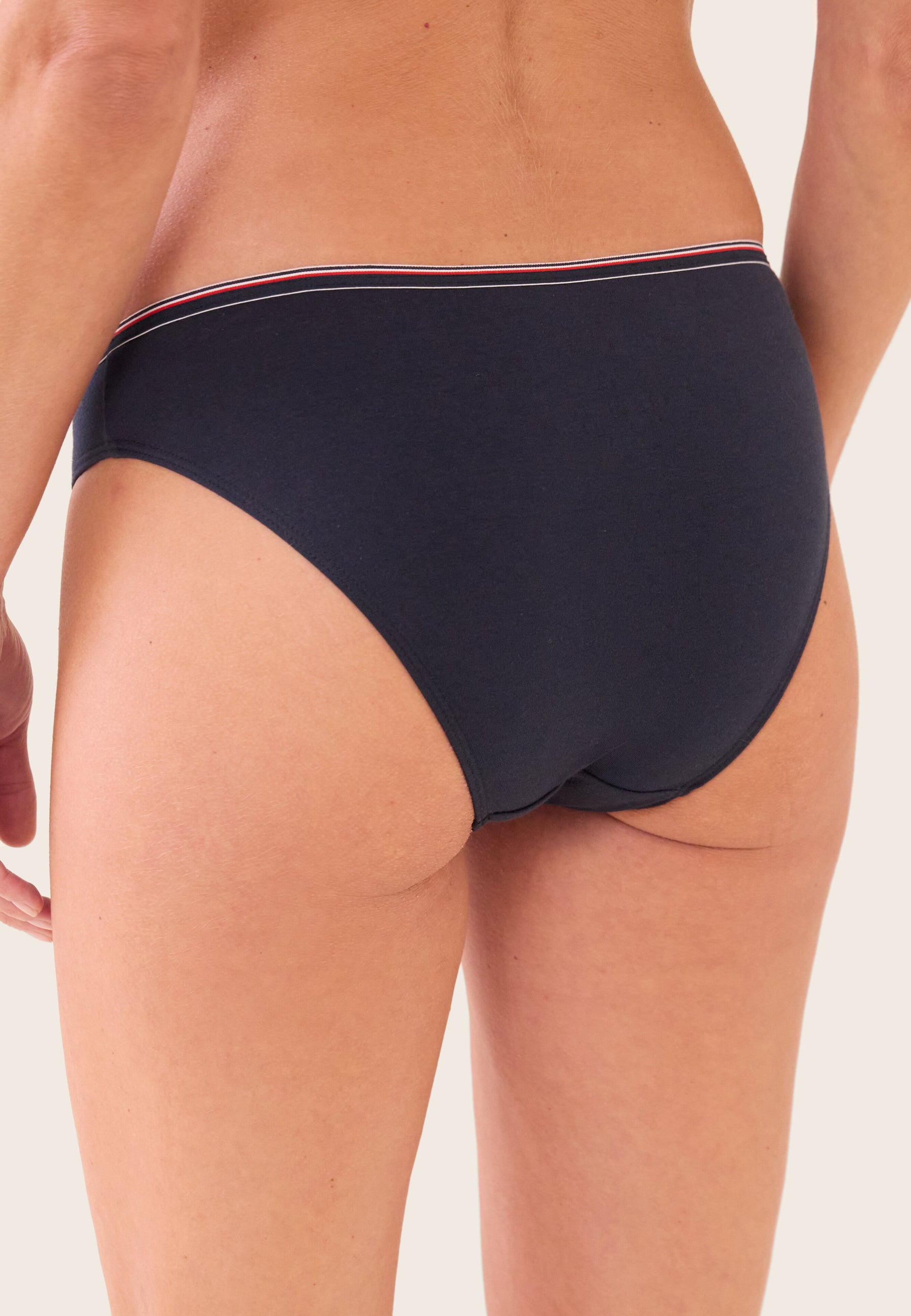 Culotte bleu marine en coton - Lucette Marine