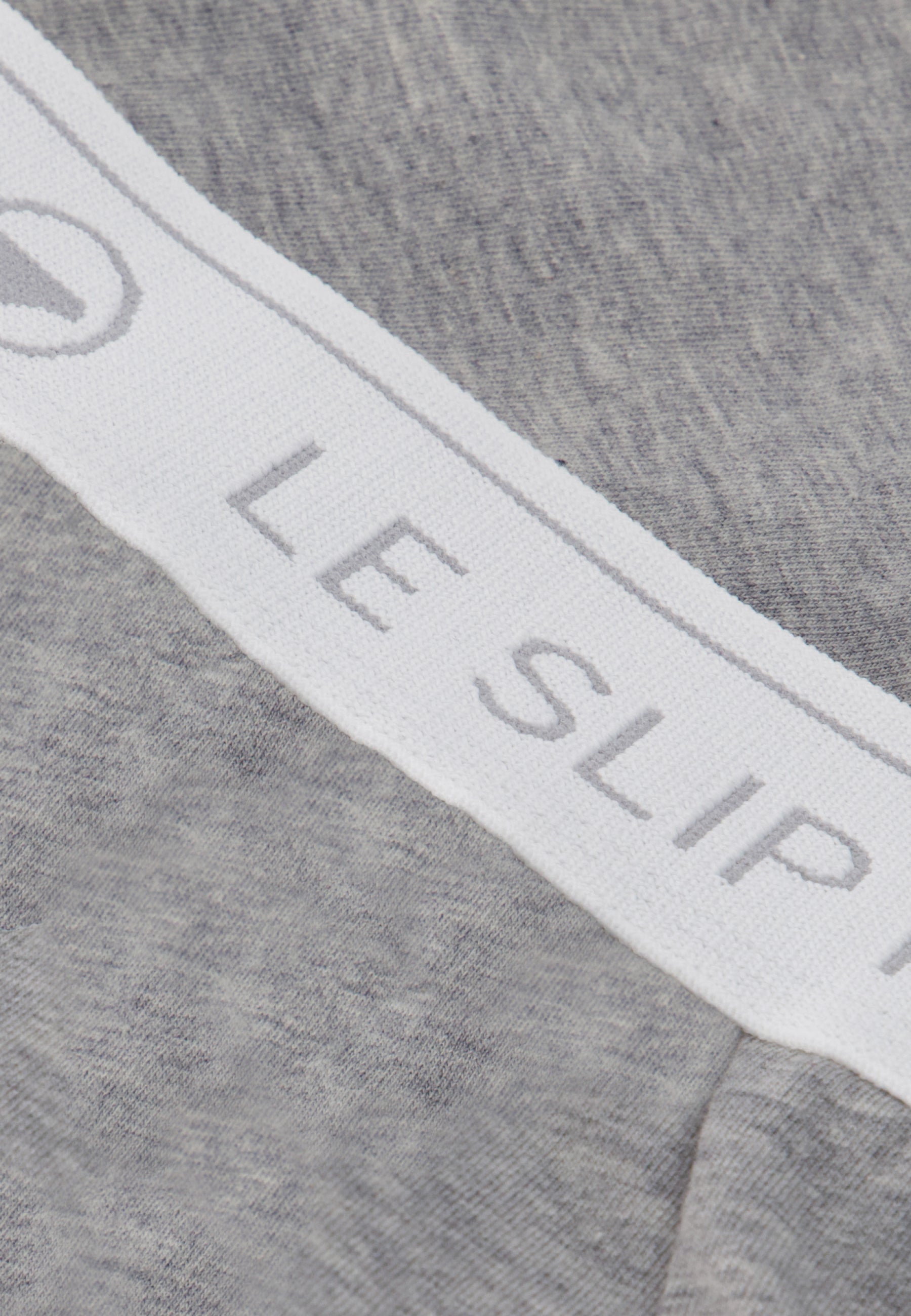 Lot de 2 slips noir et gris en coton - Slips Gris Noir