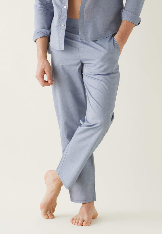 le slip français Bas de pyjama en chambray Tim Chambray
