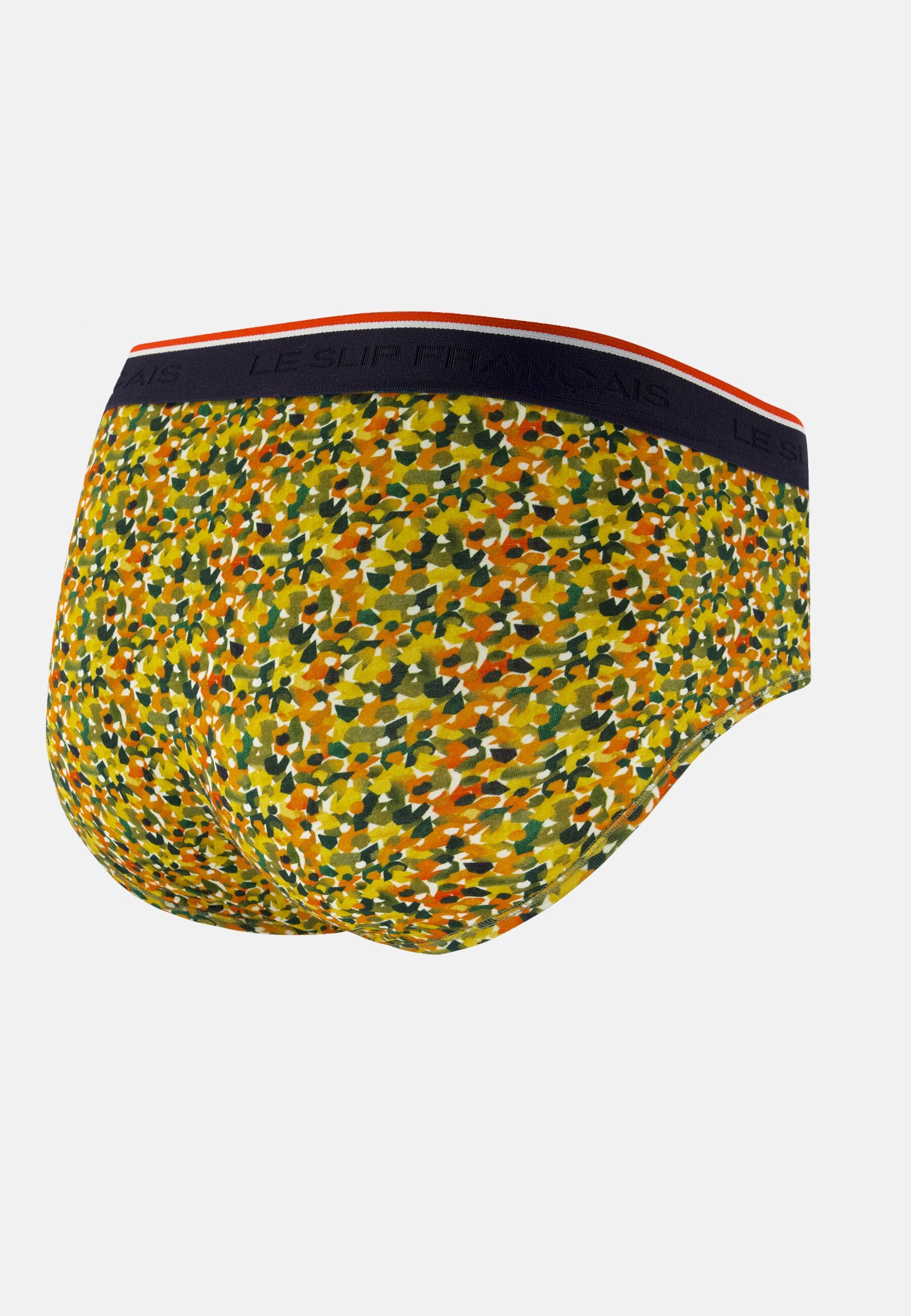 Slip jaune à motif confetti en coton - Terrible Confetti Jaune