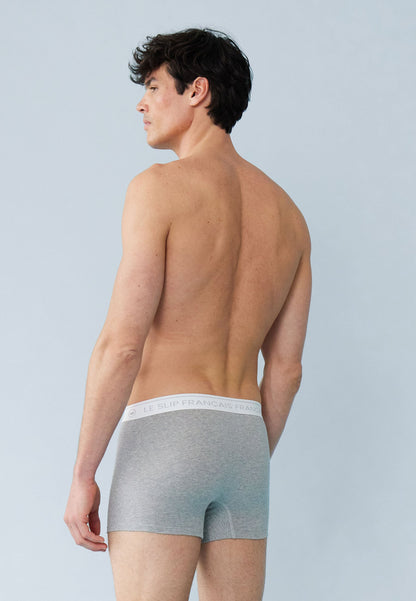 Lot de 5 boxers en coton - Boxers 5 Nuances De Gris